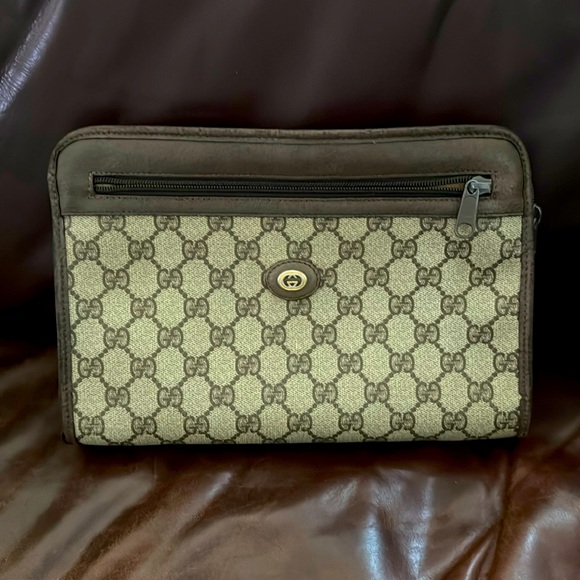Gucci Handbags - LUX | 100% Authentic Vintage OPHIDIA GUCCI LEATHER CLUTCH BAG